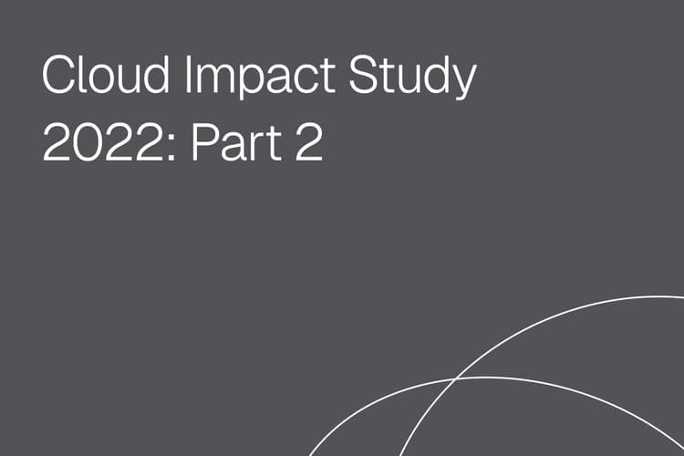 Cloud Impact Study 2022, Part 2: Solving the Security Equation