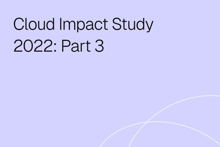 Cloud Impact Study 2022, Part 3: Taking Control of Cloud Costs