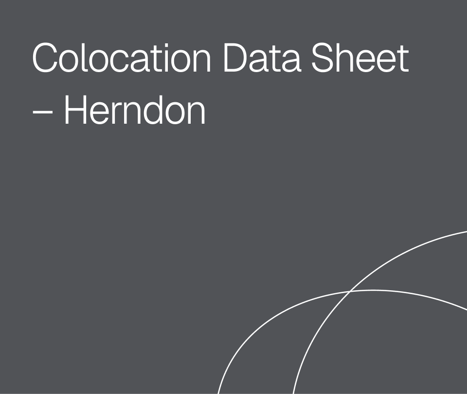 Aptum colocation data sheet Herndon
