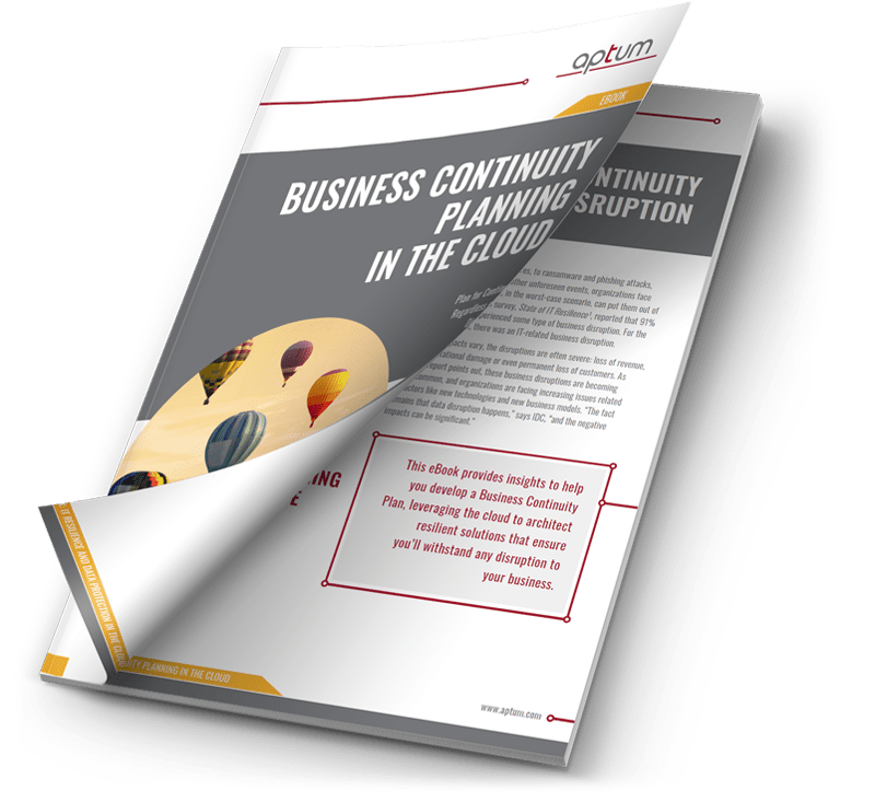 Aptum's business continuity planning in the cloud ebook