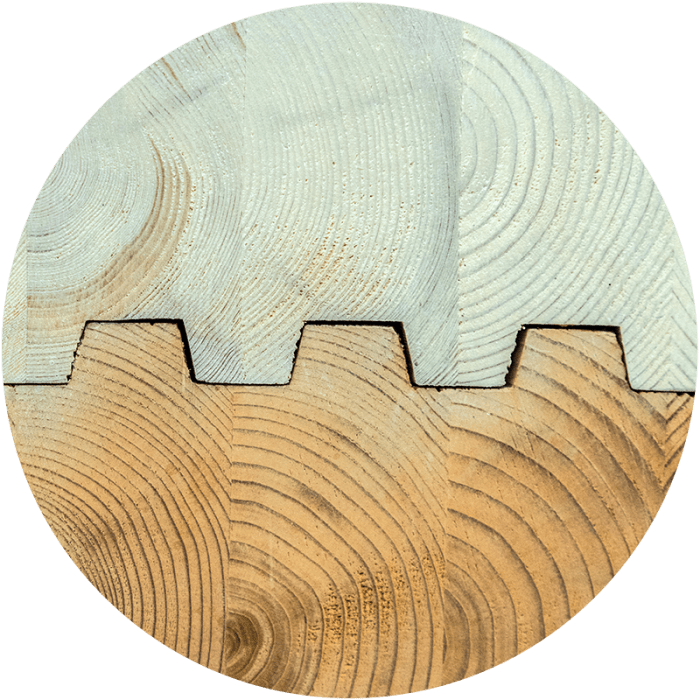 Building materials made of wood