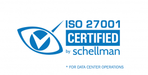 ISO 27001 by Schellman for data center operations